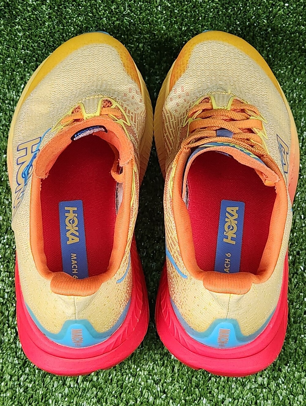 Hoka March 6 Big Boys Size 4.5 Youth Athletic Running Cushioned Shoes Sneakers - Picture 10 of 15